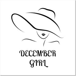 December Birthday Women December Girl Cool Posters and Art